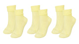 tittimitti® Women’s 100% Organic Combed Cotton Socks 3-Pack – Made in Italy - tittimitti - Flyclothing LLC