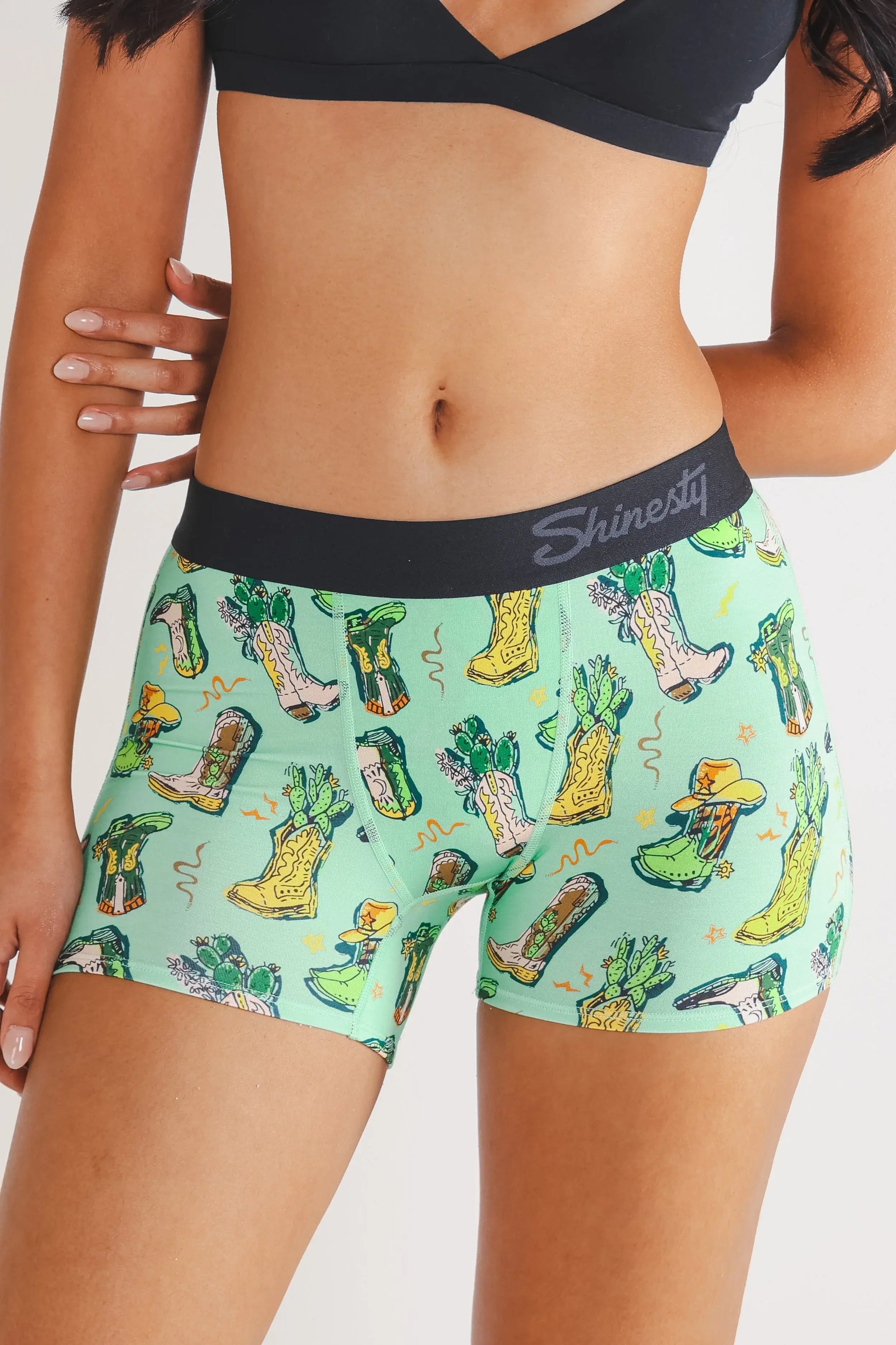 The Line Dance | Cowboy Boots Women’s Boxers - Shinesty - Flyclothing LLC