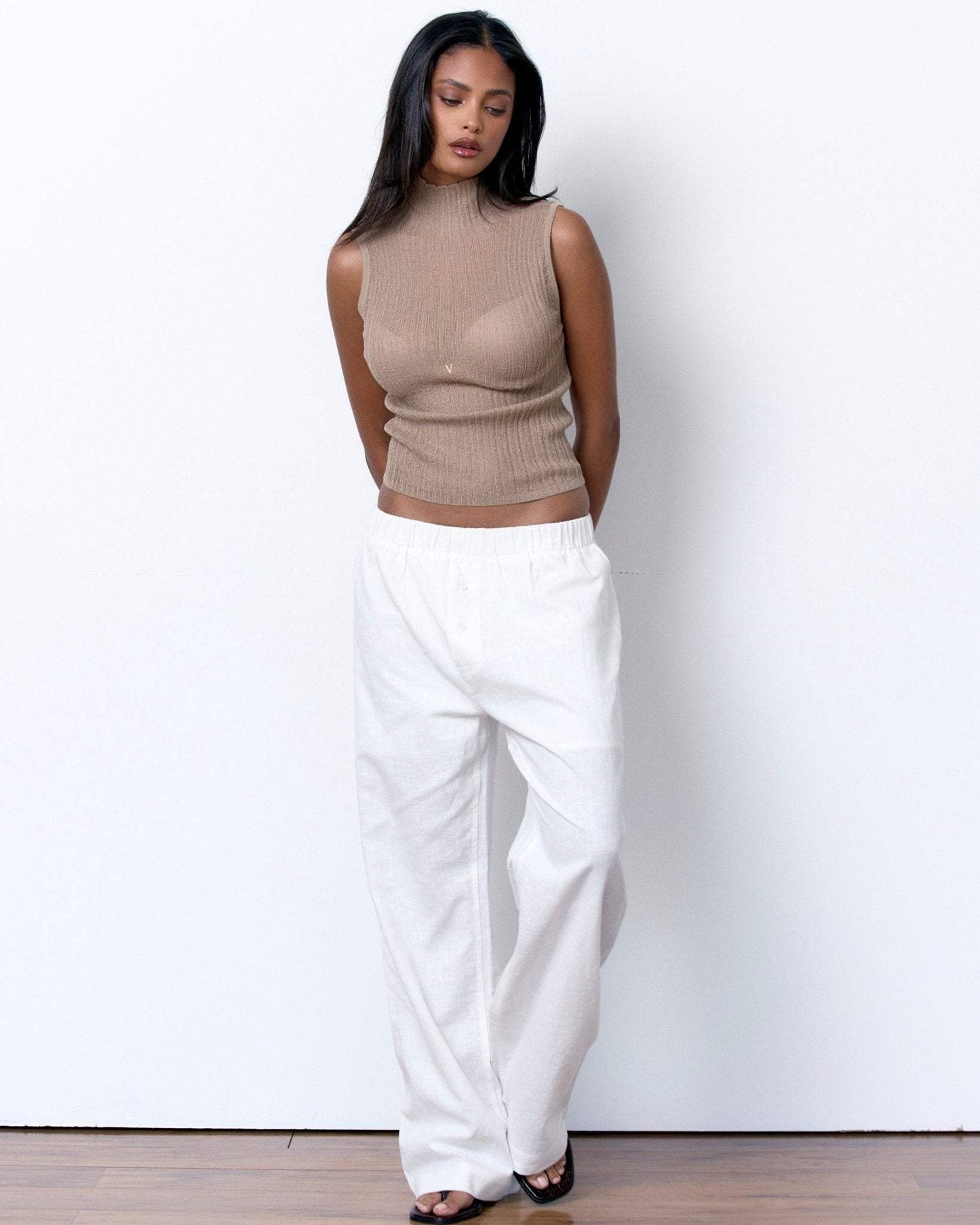 Linen Relaxed Pants - Artless Forever - Flyclothing LLC