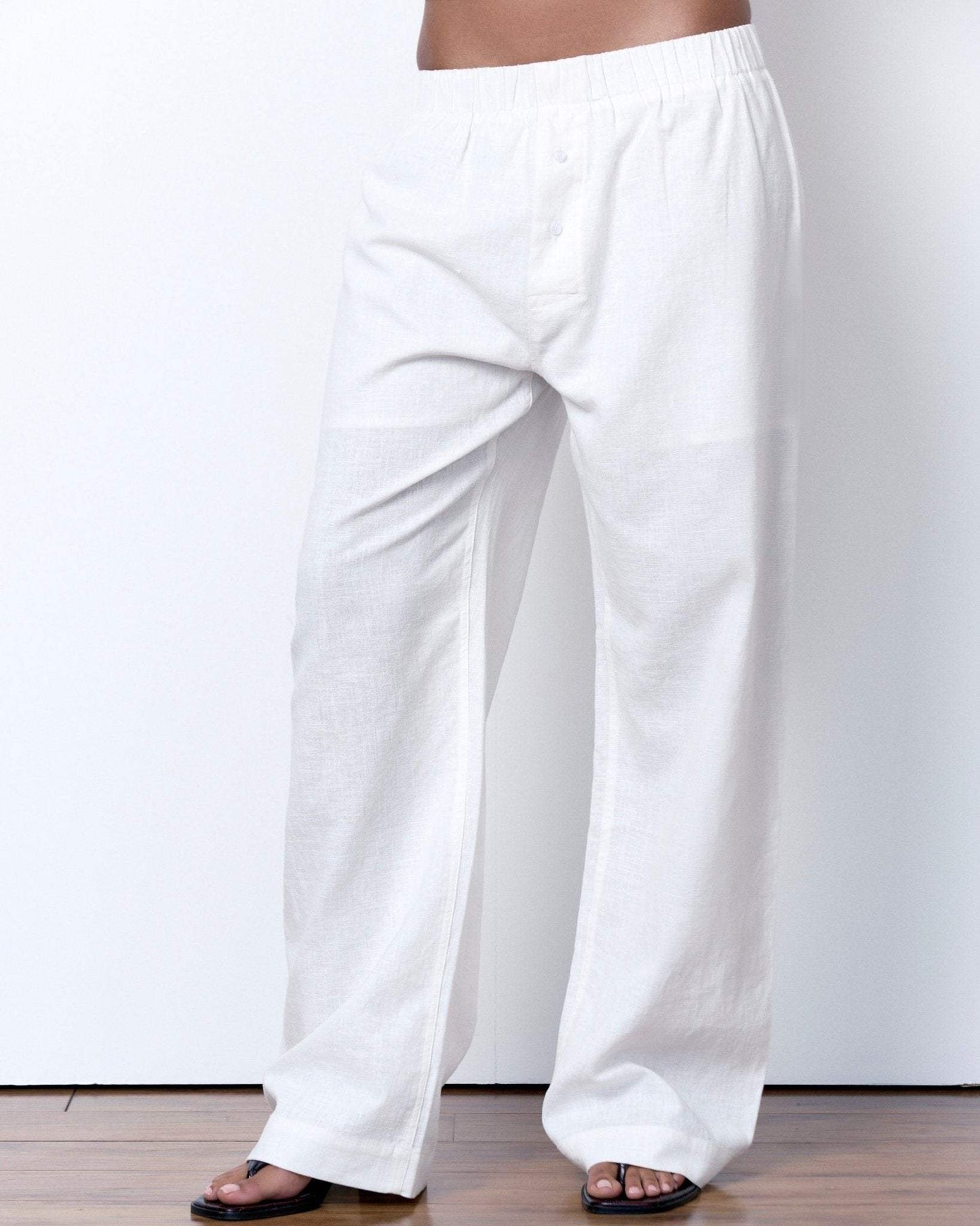 Linen Relaxed Pants - Artless Forever - Flyclothing LLC