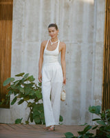 Linen Relaxed Pants - Artless Forever - Flyclothing LLC