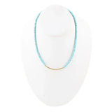 Little Bit Turquoise Golden Bar Necklace - Barse Jewelry - Flyclothing LLC