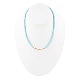 Little Bit Turquoise Golden Bar Necklace - Barse Jewelry