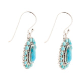Little Sedona Blue Turquoise and Sterling Silver Drop Earrings - Barse Jewelry