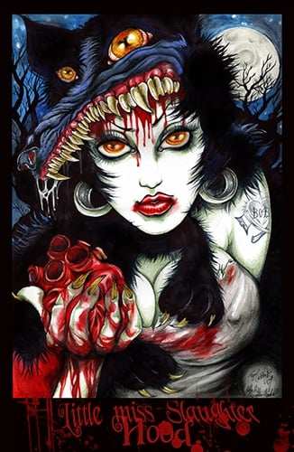 Black Market Art Company Little Miss Slaughter Print - Black Market Art Company - Flyclothing LLC