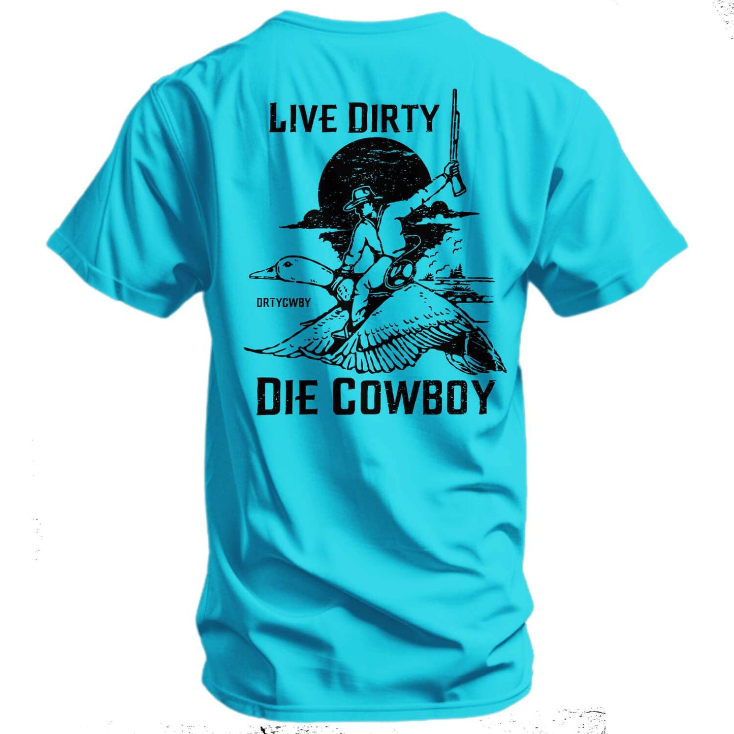 Live Dirty. Die Cowboy Men's T-Shirt - DIRTY COWBOY USA - Flyclothing LLC