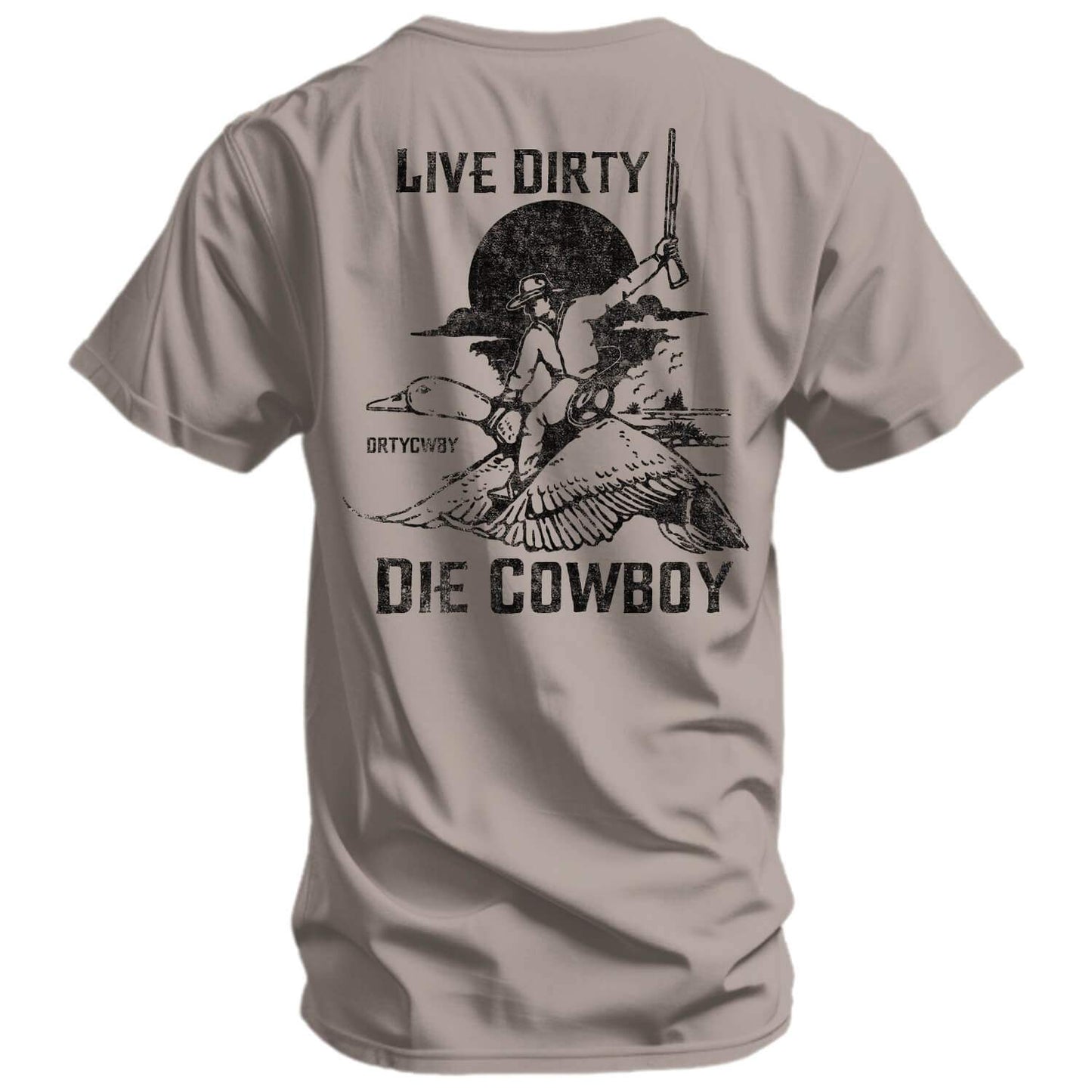 Live Dirty. Die Cowboy Men's T-Shirt - DIRTY COWBOY USA - Flyclothing LLC