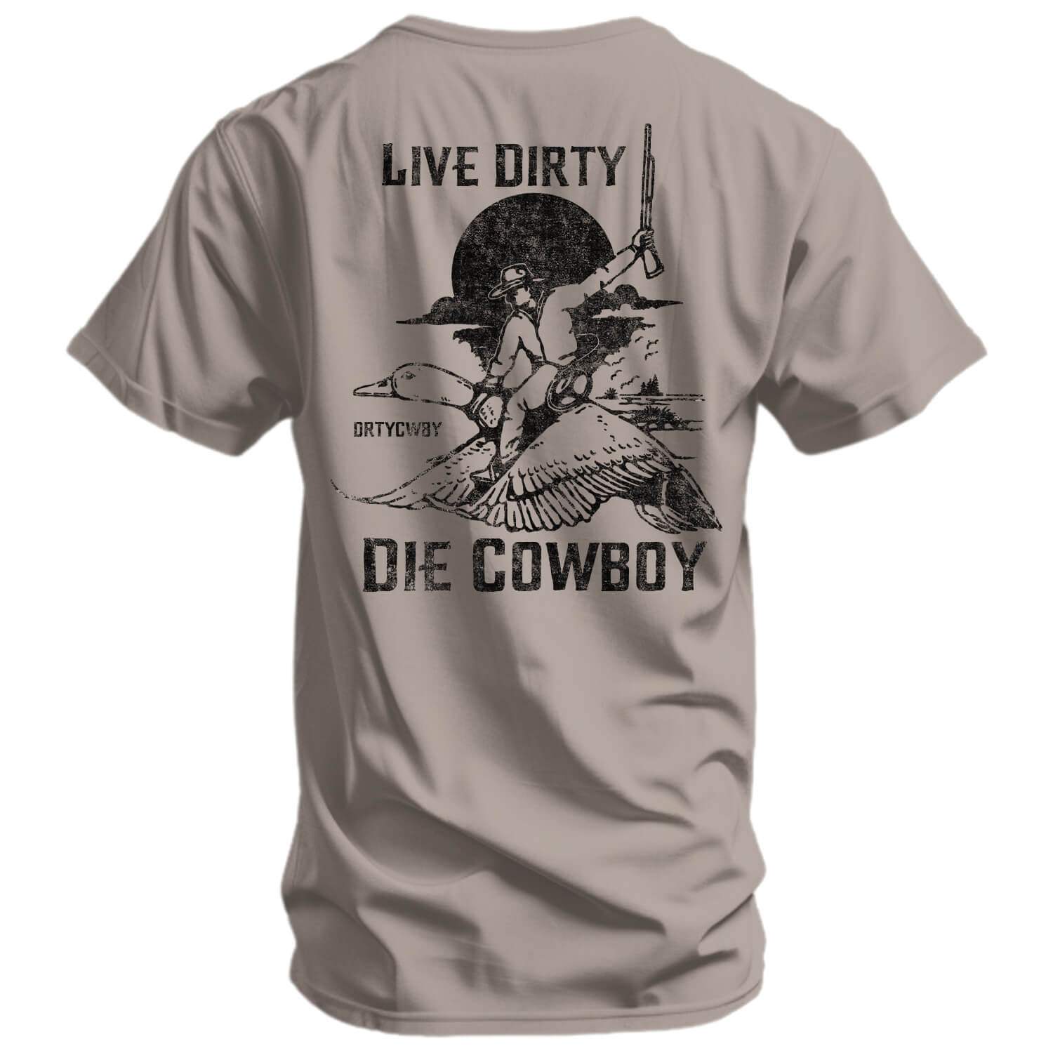 Live Dirty. Die Cowboy Men's T-Shirt - DIRTY COWBOY USA - Flyclothing LLC