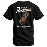 Live Reckless Men's T-Shirt - DIRTY COWBOY USA - Flyclothing LLC