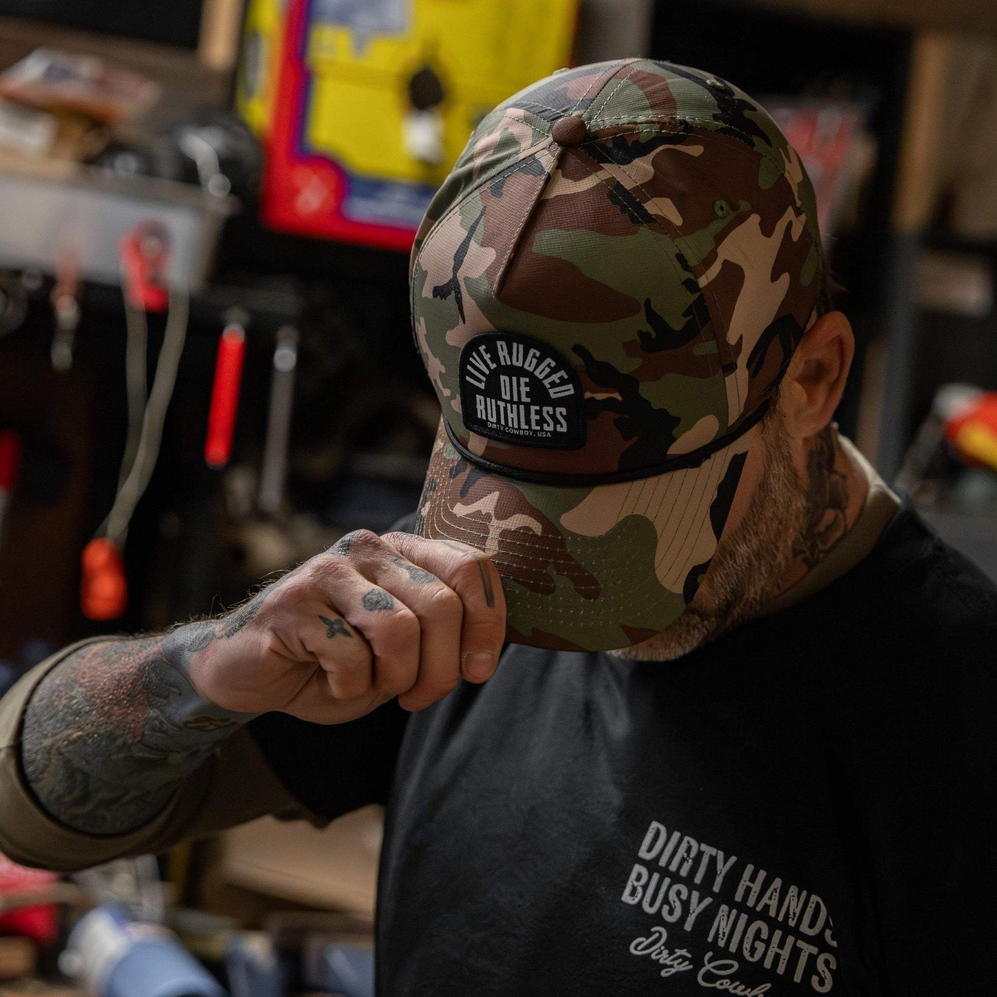 Live Rugged. Die Ruthless Patch Weekender Snapback - DIRTY COWBOY USA - Flyclothing LLC