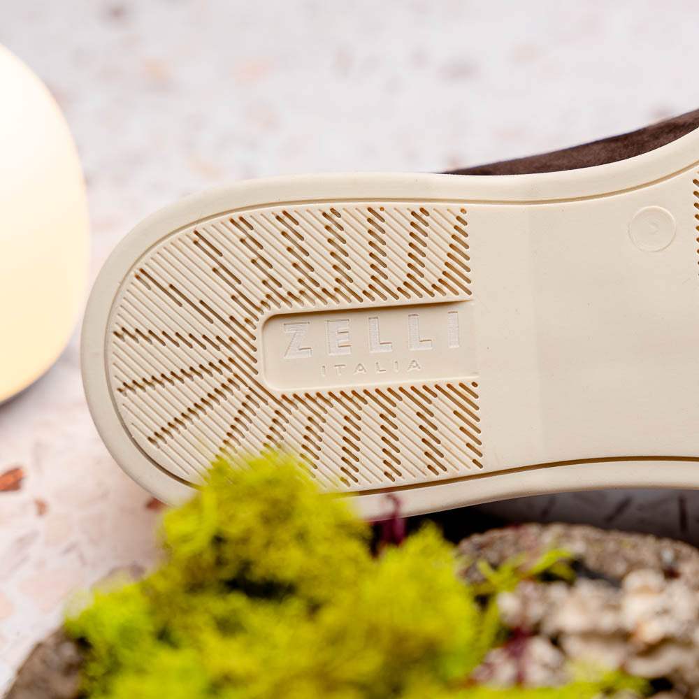 16-621-MOC LIVORNO Sueded Italian Goatskin Loafer Mocha - Zelli Italia - Flyclothing LLC