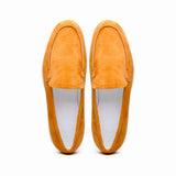 16-621-CGN LIVORNO Sueded Italian Goatskin Loafer Cognac - Zelli Italia - Flyclothing LLC
