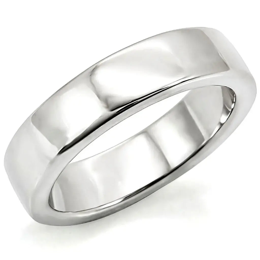 LO1261 - Rhodium Brass Ring with No Stone - Alamode - Flyclothing LLC