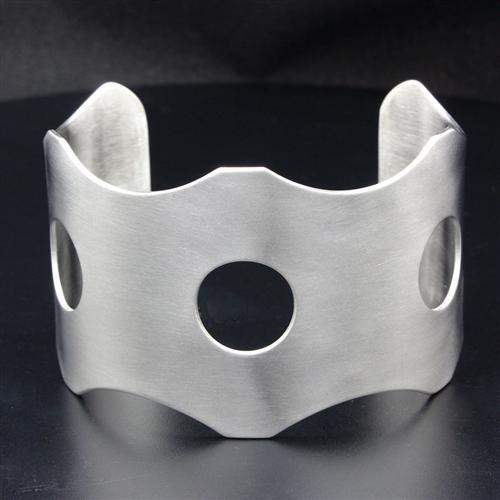 LO1949 - High polished (no plating) Stainless Steel Bangle with No Stone - Alamode - Flyclothing LLC