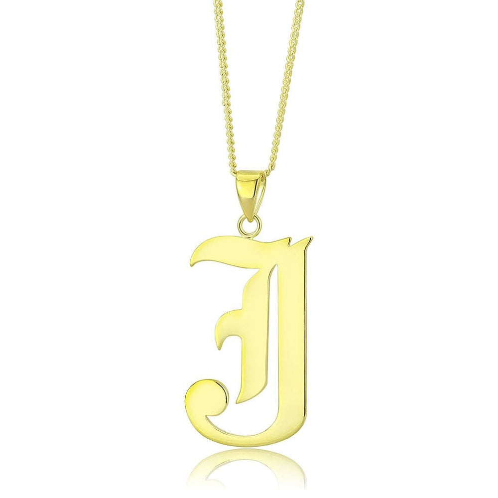 LO230 - Gold Brass Chain Pendant with No Stone - Alamode