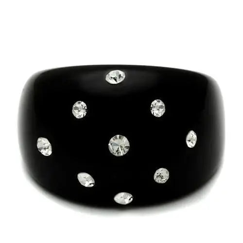 LO2388 - Resin Ring with Synthetic Synthetic Stone in Multi Color - Alamode - Flyclothing LLC