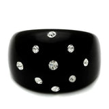 LO2388 -  Resin Ring with Synthetic Synthetic Stone in Multi Color - Alamode