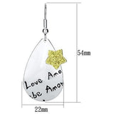 LO2665 - Rhodium Iron Earrings with No Stone - Alamode