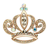 LO2871 - Flash Rose Gold White Metal Brooches with Top Grade Crystal in Multi Color - Alamode - Flyclothing LLC
