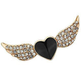 LO2909 - Flash Rose Gold White Metal Brooches with Top Grade Crystal in Multi Color - Alamode - Flyclothing LLC