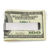 LO3381 - High polished (no plating) Stainless Steel Money clip with No Stone - Alamode - Flyclothing LLC