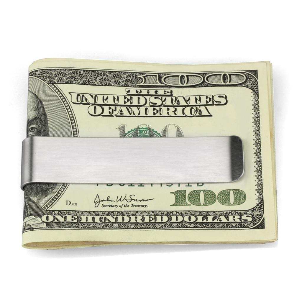 LO3381 - High polished (no plating) Stainless Steel Money clip with No Stone - Alamode - Flyclothing LLC