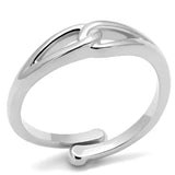 LO3992 - Rhodium Brass Ring with No Stone - Alamode - Flyclothing LLC