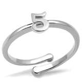 LO4015 - Rhodium Brass Ring with No Stone - Alamode
