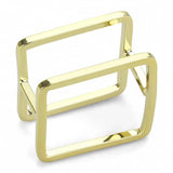 LO4238 - Flash Gold Brass Ring with No Stone - Alamode - Flyclothing LLC