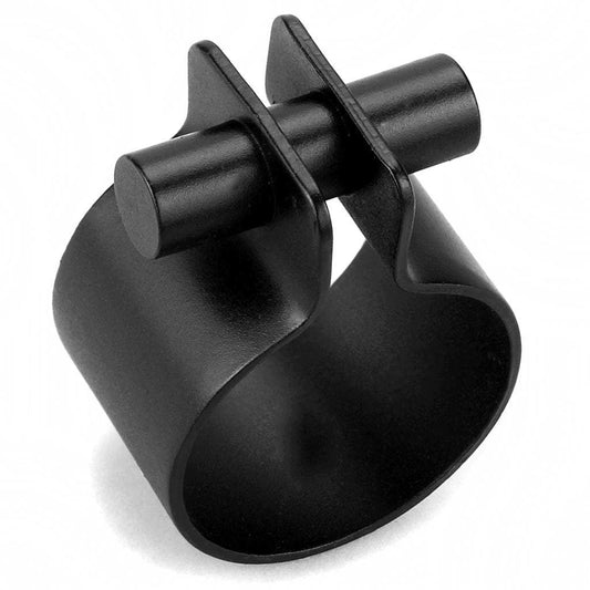 LO4240 - Ruthenium Brass Ring with No Stone - Alamode - Flyclothing LLC