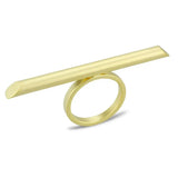 LO4261 - Matte Gold Brass Ring with No Stone - Alamode - Flyclothing LLC