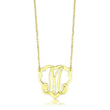 LO4688 - Flash Gold Brass Necklace with No Stone - Alamode