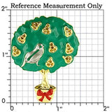 LO834 - Gold+Rhodium White Metal Brooches with Top Grade Crystal in Topaz - Alamode - Flyclothing LLC