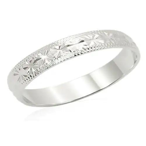 LO998 - Imitation Rhodium Brass Ring with No Stone - Alamode