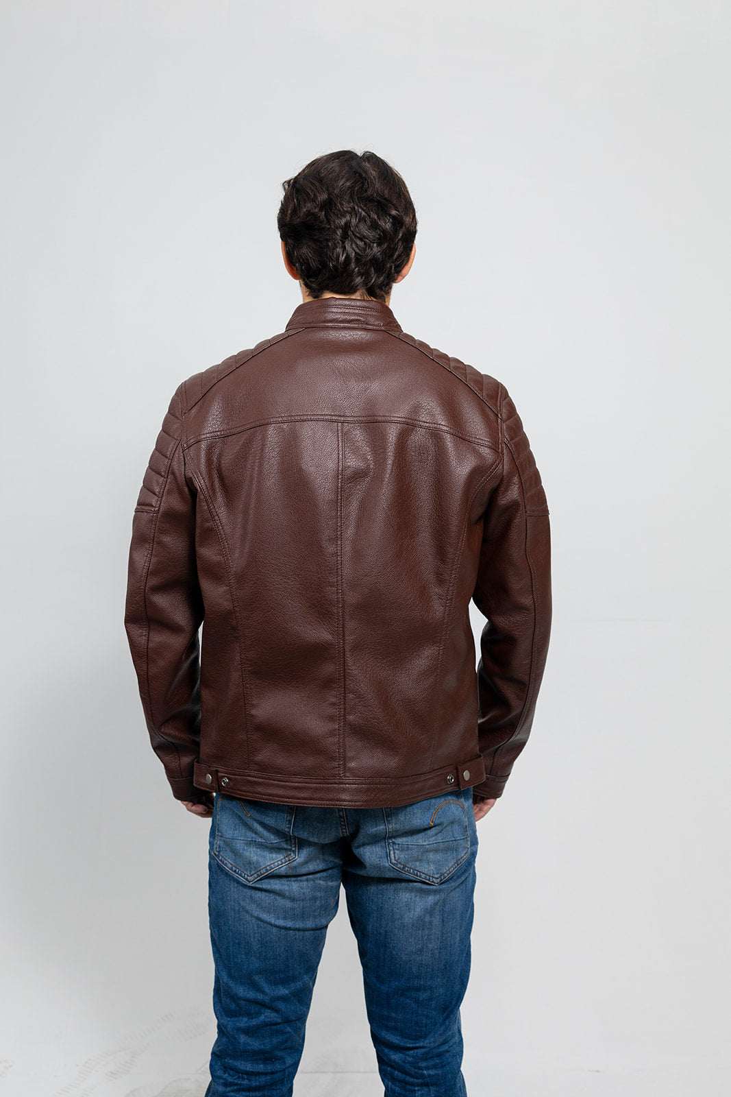 Logan Men's Faux Leather Scooter Jacket - Whet Blu NYC - Flyclothing LLC