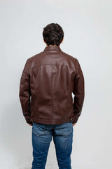 Logan Men's Faux Leather Scooter Jacket - Whet Blu NYC - Flyclothing LLC