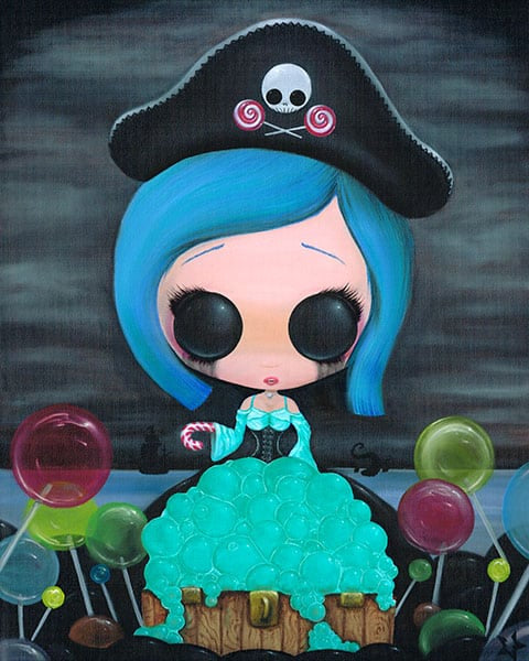 Black Market Art Company Lollipirate Print