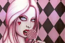 Black Market Art Company Lollipop Print - Black Market Art Company - Flyclothing LLC