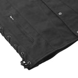 Lone Star Men's Motorcycle Twill Vest - First Manufacturing Company - Flyclothing LLC