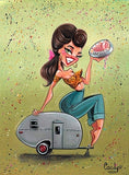 Black Market Art Company Lonesome Whistle Print