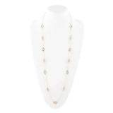 Long Delicate Orange Moonstone and Bronze Necklace - Barse Jewelry - Flyclothing LLC