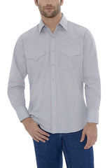 Men's Ely Cattleman Long Sleeve Solid Western Snap Shirt