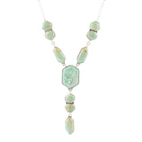 Longhorn Green Turquoise and Sterling Silver Necklace - Barse Jewelry - Flyclothing LLC
