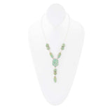 Longhorn Green Turquoise and Sterling Silver Necklace - Barse Jewelry - Flyclothing LLC