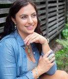 Longhorn Green Turquoise and Sterling Silver Necklace - Barse Jewelry - Flyclothing LLC