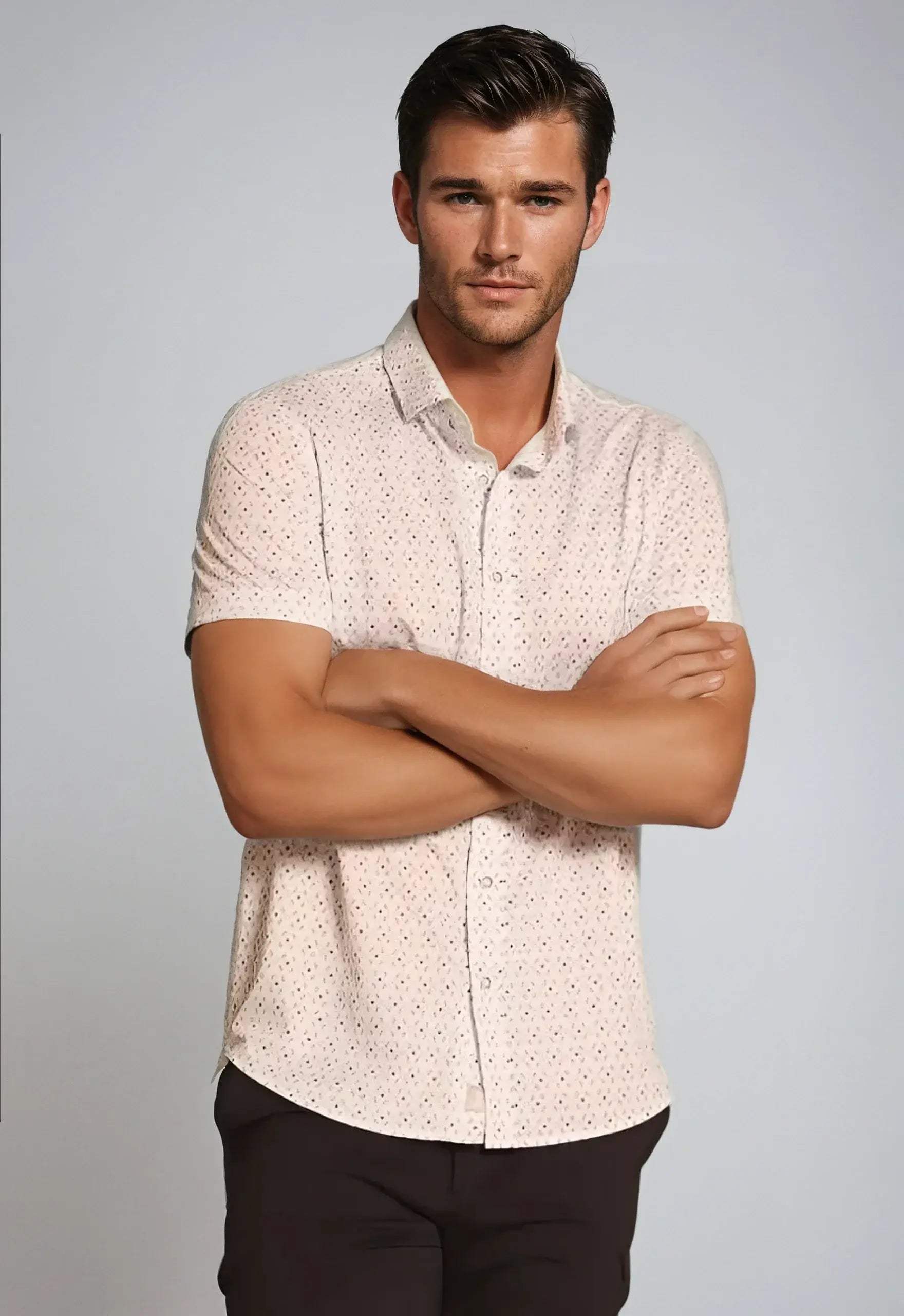 Loose Leaf Short Sleeve Tech Shirt - Buki - Flyclothing LLC