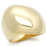 LOS080 - Gold 925 Sterling Silver Ring with No Stone - Alamode