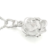 LOS427 - Silver 925 Sterling Silver Chain Pendant with No Stone - Alamode