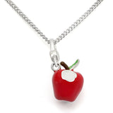LOS428 - Silver 925 Sterling Silver Chain Pendant with No Stone - Alamode