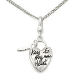 LOS430 - Silver 925 Sterling Silver Chain Pendant with No Stone - Alamode - Flyclothing LLC